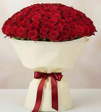 Букет 101 Красная роза Милано в Старице