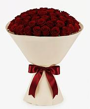 Букет 101 Бордовая роза Блэк Бакарра в Старице