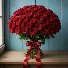 Букет Красные розы Блэк Меджик в Старице
