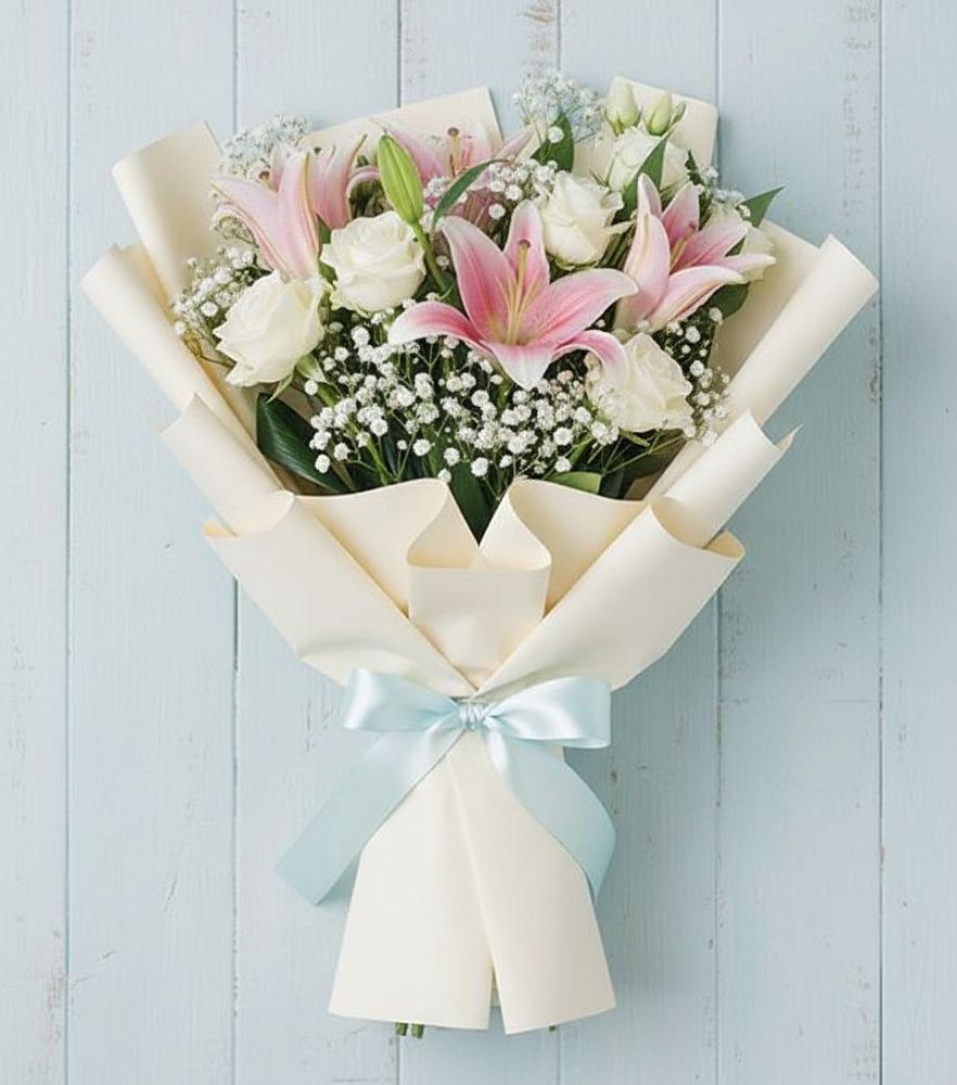 Букет цветов из: Лилии в Старице