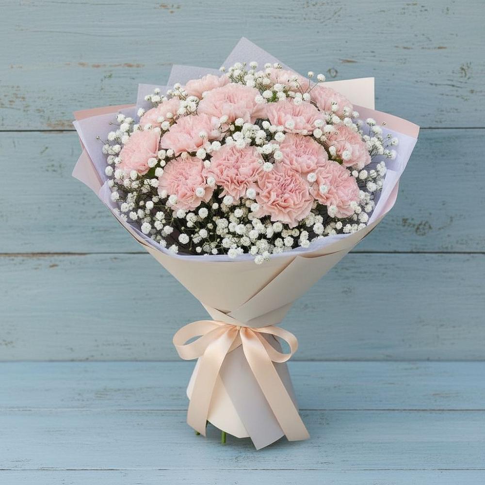 Букет цветов из: Гвоздики в Старице