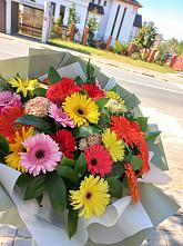 Букет цветов из:  Герберы #REPLACE_PRED# Старице