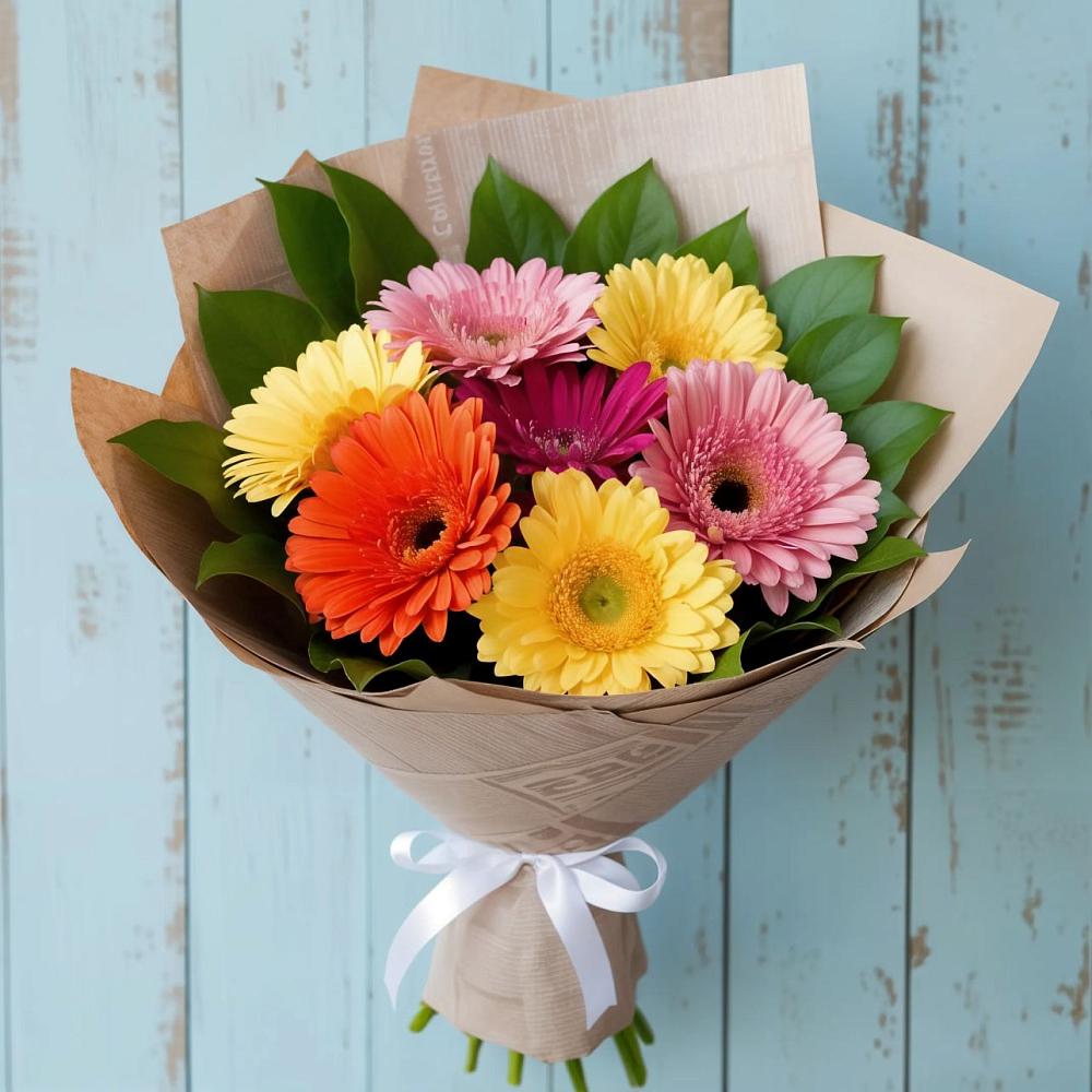 Букет цветов из: Герберы в Старице