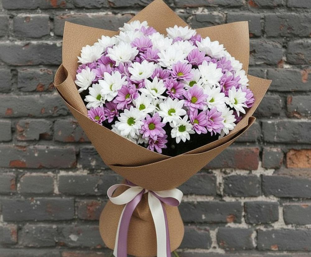 Букет цветов из: Хризантемы в Старице
