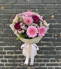 Букет цветов из:  Герберы и Хризантемы #REPLACE_PRED# Старице