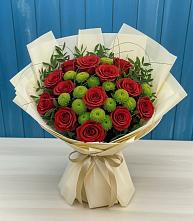 Букет цветов из:  Розы и Хризантемы #REPLACE_PRED# Старице