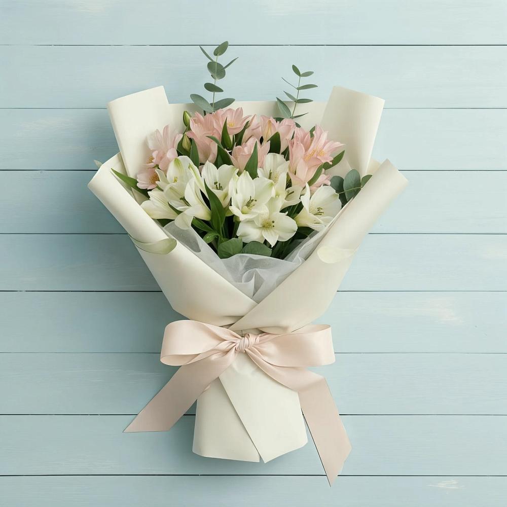 Букет цветов из: Альстромерии в Старице