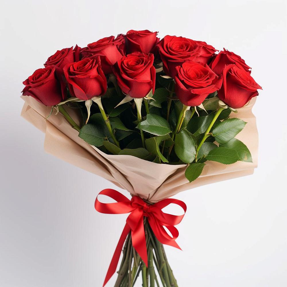Букет 11 Красных роз Эдлесс Лав в Старице