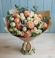 Букет цветов из:  Альстромерии и Розы #REPLACE_PRED# Старице